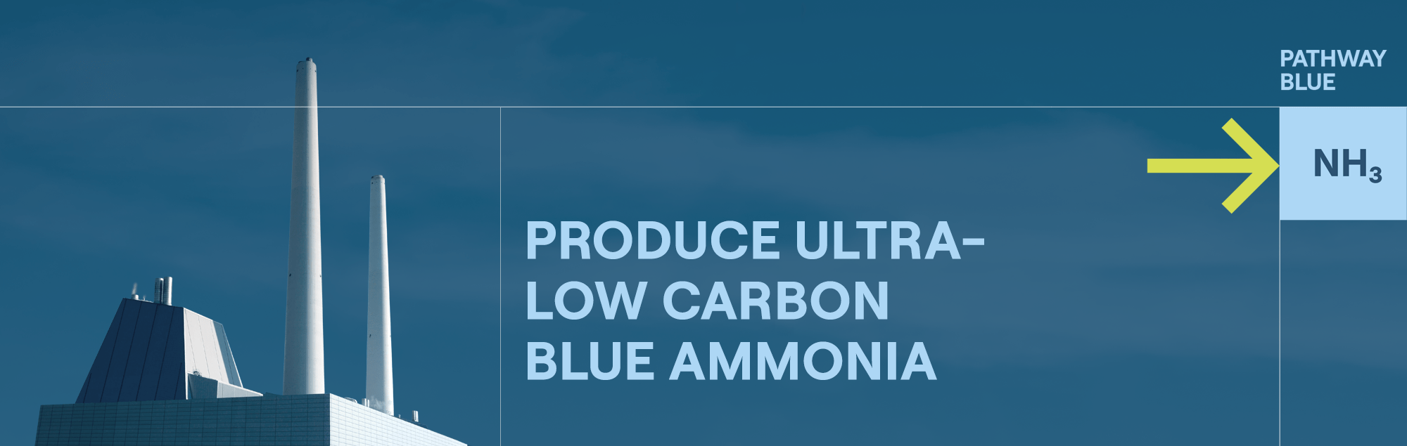 Ultralow carbon intensity blue ammonia
